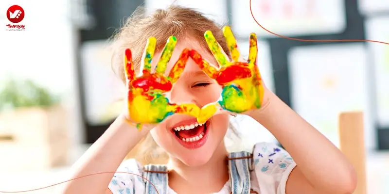 فواید نقاشی رنگ انگشتی برای کودکان