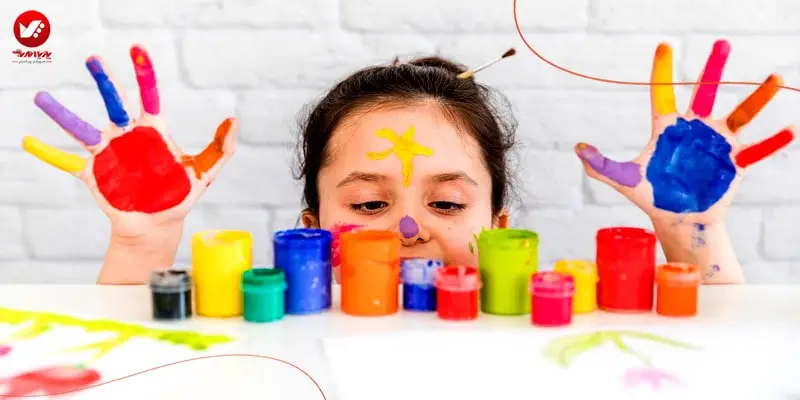 نکاتی برای نقاشی رنگ انگشتی با کودکان